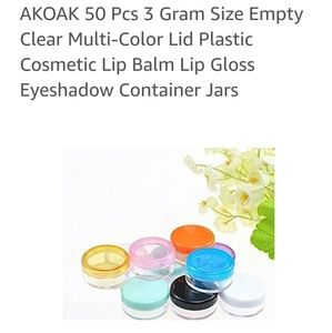 Brand New- 3 Gram Cosmetic Containers
